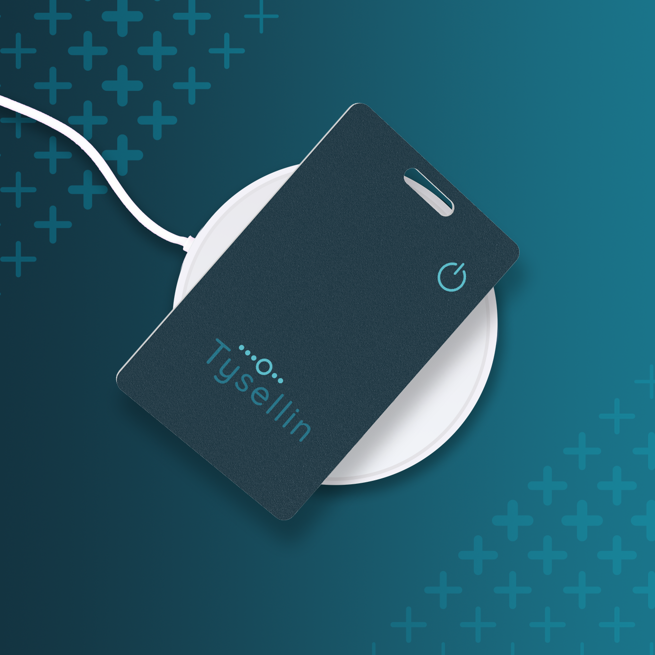 Tysellin CleverTag -  Card-sized Apple AirTag compatible tracker